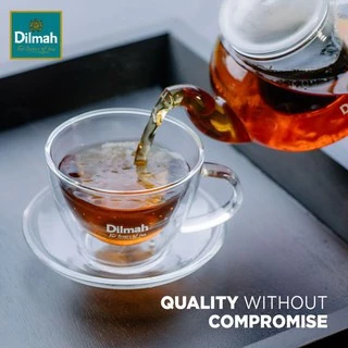 Dilmah ชาใบ ชาซีลอน ชานม สำหรับร้านคาเฟ่ หอมเข้มไม่แต่งสีและกลิ่น 225 กรัม (ถุงใหญ่)