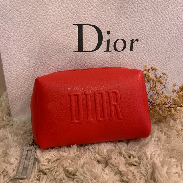 🌸(ส่งฟรี)🌸กระเป๋าเครื่องสำอาง Dior | Shopee Thailand