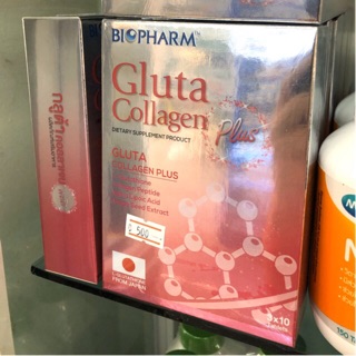 Biopharm Gluta collagen plus กลูต้า คอลลาเจน พลัส-30 เม็ด(EXP.23/11/2024)