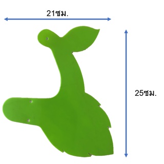 ใบกังหันพลาสติกตัดสำเร็จรูป แบบที่ 2 (จำนวน 8 แผ่นต่อแพ็ค)