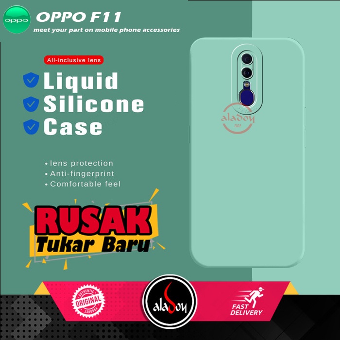 เคสนุ ่ ม Oppo F11 Case Liquid Silicone Pro Camera Premium Casing