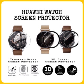 ฟิล์มกระจกนิรภัยกันรอยหน้าจอ 3D สําหรับ HUAWEI Watch 3 3 Pro Gt 3 Gt 2 Pro Gt Runner HONOR Gs 3 Band 6