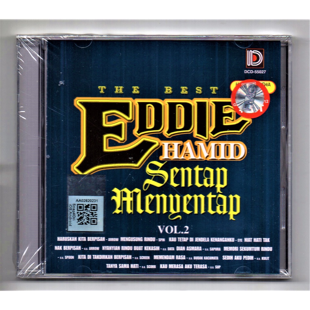 Eddie Hamid - ที่สุดของ Eddie Hamid Sentuung Vol.2 (CD)