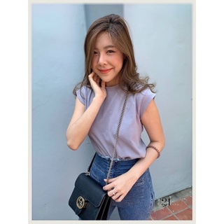 🎉เสื้อยืดคอกลมแขนล้ำ งานต่อหลัง ดีเทลสวย ผ้าคอตตอน เนื้อนิ้มใส่สบาย🍀🌸🌸
