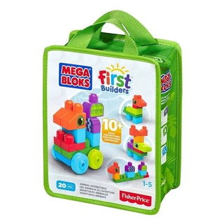 Mega Bloks First Builders Animal Adventures ตัวต่อเสริมพัฒนาการ มาสร้างสัตว์ออกผจญภัยกัน