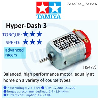 TAMIYA 15477 มอเตอร์ รถแข่ง ทามิย่า แท้ Hyper-Dash 3 Motor MADE IN JAPAN