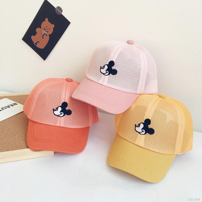 DOUMA Summer Childrens Sun Protection Cartoon Baseball Cap