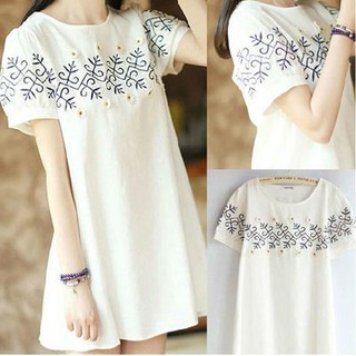 เสื้อเบลาส์ขนสั้น ชุดผ้าฝ้ายและผ้าลินิน
