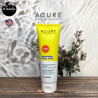 [Acure] Brightening Facial Scrub 118 ml สครับขัดผิวหน้า ดีท็อกซ์ ขจัดสิ่งสกปรก