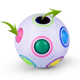 Magic cube Ball ลูกบอลปริศนา ฝึกสมาธิ puzzle การเรียนรู้ เล่นเพื่อการศึกษา Fidget ฟิตเจ็ท