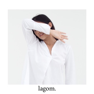 Lagom Signature Shirt - white