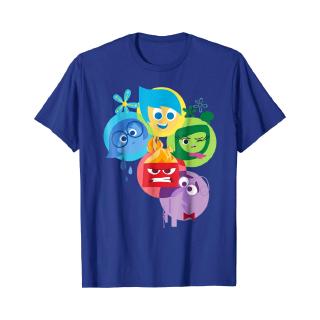 เสื้อยืดลายกราฟฟิก Disney Pixar inside out Simple Group Shot