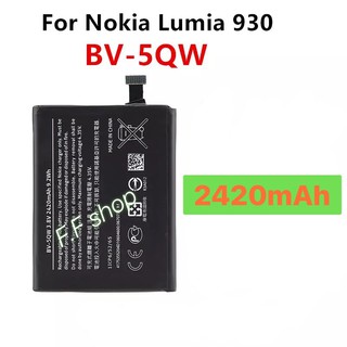 แบตเตอรี่ Nokia Lumia 930 929 RM927 BV-5QW 2420mAh ประกัน 3 เดือน