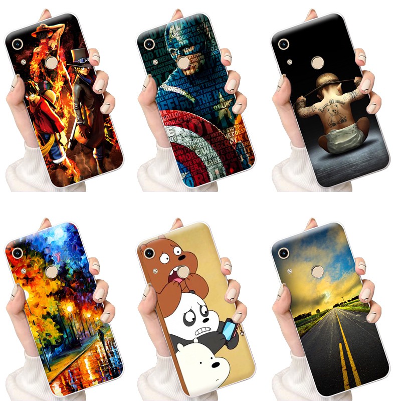 สําหรับ Huawei y6s 2019 Y6 2018 Y6 Prime 2018 Y9 2018 Y6ii Y6P ซิลิโคนกันกระแทกเคสโทรศัพท์