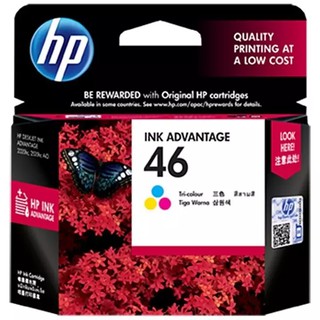 HP 46 Tri-color Ink Advantage Cartridge (CZ638AA)