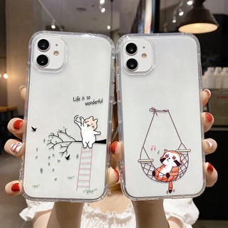 เคสโทรศัพท์มือถือแบบนิ่ม TPU ใส ลายแมว สําหรับ Xiaomi Redmi Note 8 Pro Note 11 Pro 10 9 8 7 7s 9s 10s 11s 9A 9C 9T Poco X4 Pro 5g F3 X3 Pro NFC M4 M3 Mi 11 Lite 11T 12 Pro