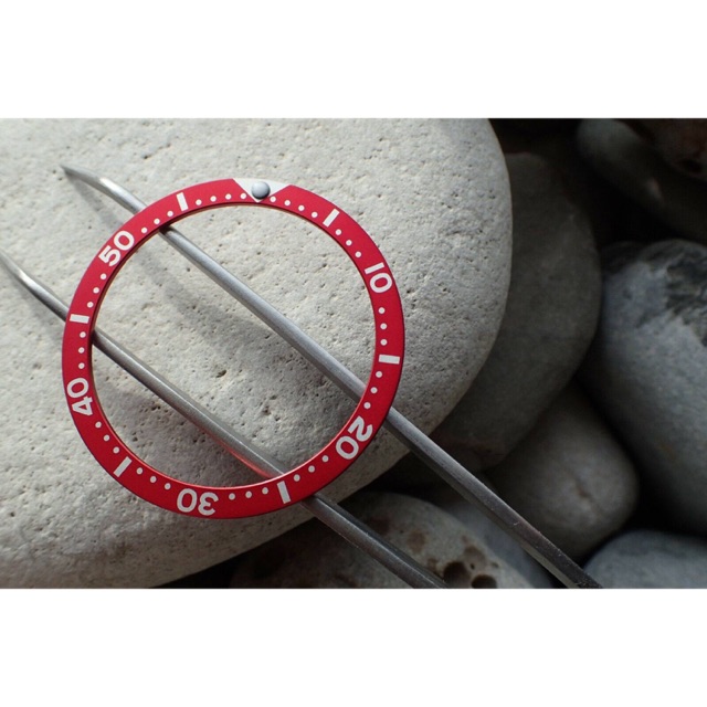 RED Aluminium bezel for Seiko Turtle <NEW>