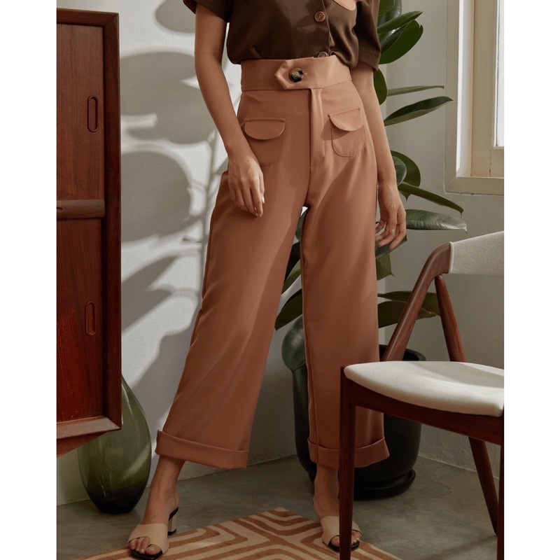 🧸Copperbkk: posie pants (peanut butter size xs)