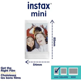 ฟิล์มกล้อง Fujifilm Instax mini film (10 sheets) 10 แผ่น [กรุงเทพฯเลือกส่งทันที]