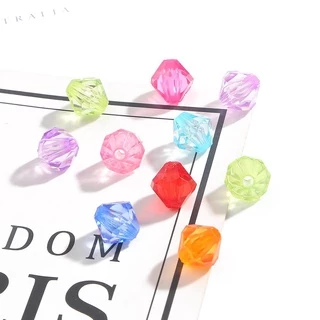 50-500pcs 4/6/8/10 มม. สีผสม ออสเตรีย Faceted Bicone คริสตัลอะคริลิค ลูกปัด Spacer สำหรับ DIY เครื่องประดับ
