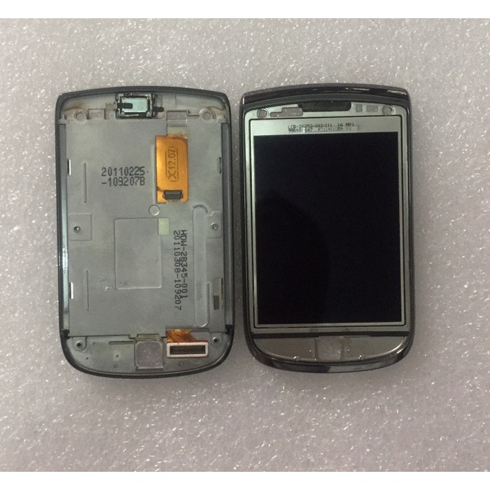 Blackberry Torch 9800 9810 หน้าจอแสดงผล LCD กรอบด้านหน้า และลําโพง ( 001 002 )