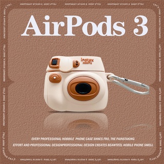 กล้องถ่ายภาพครั้งเดียว compatible AirPods3 สำหรับ compatible AirPods (3rd) 2021 ใหม่ compatible AirPods3 หูฟังเคสป้องกันสำหรับ compatible AirPodsPro กรณี compatible AirPods2gen กรณี