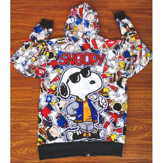 สเวตเตอร์,เสื้อฮู้ด,แขนยาวลายsnoopy