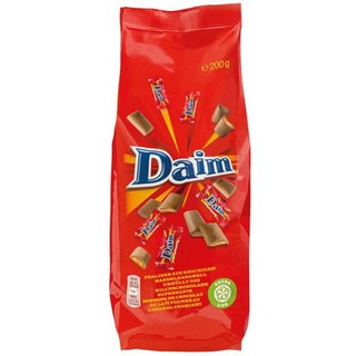 daim ช็อคโกแล็ตคาราเมล มี 2 ขนาด วันหมดอายุดูที่ตัวเลอกค่ะ