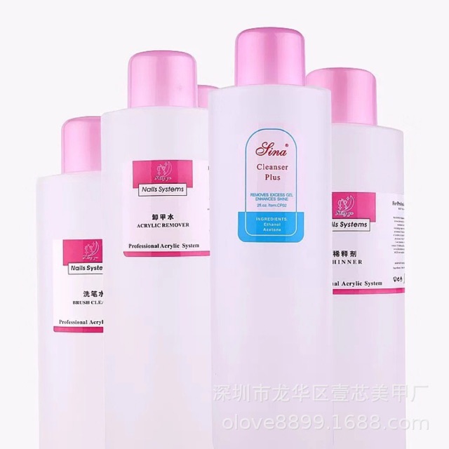 . Acrylic Remover น้ำยาถอดสีเล็บเจล 1000ml