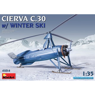 โมเดลประกอบ MiniArt 1/35 MI41014 CIERVA C.30 w/WINTER SKI