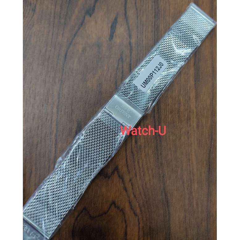 สายถัก ORIENT สแตนเลส ของแท้ เบิกศูนย์ 21mm. ใส่กับรุ่น AC00008W / AC00009W / AC00009N สายmesh