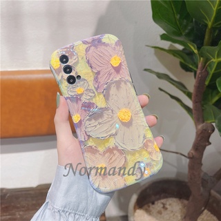 เคสโทรศัพท์ Ready Stock Casing Realme GT Master Edition OPPO Reno6 6 Pro 5 5Pro 5G NEW Small Waist Silicone Phone Case Blu-ray Flower Pattern Fashion TPU Soft Cover เคส