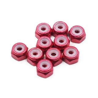 Yeah Racing 2MM ALUMINIUM LOCK NUT RED