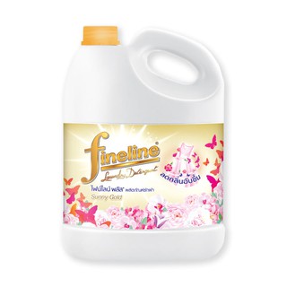 ราคาพิเศษ!! ไฟน์ไลน์ น้ำยาซักผ้าสูตรอ่อนโยน พลัส สีทอง 3000 มล. Fineline Liquid Regular Detergent Plus Gold 3000 ml