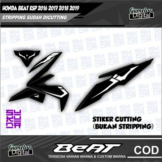 สติกเกอร์ CUTTING HONDA BEAT ESP SUKUNA 2016 2017 2018 2019 Stay Paste 015