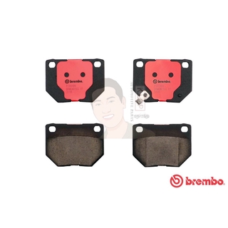 P78 016C ผ้าเบรก R (แท้ BREMBO รุ่น Ceramic) NISSAN สกายไลน์ (2 Pot) SKYLINE R33 ปี1993-1998 /NISSAN 300 ZX Fairlady ...