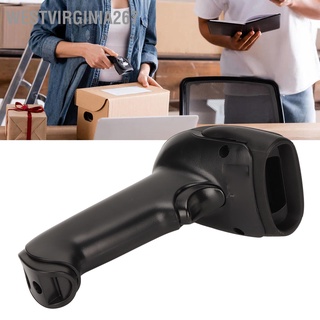 1D 2D Handheld Barcode Scanner Ergonomic Black Wired for Commercial Retail Warehousing Logistics