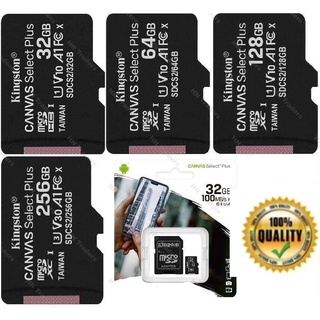 KINGSTON Micro SD Card Memory Card 32GB 64GB 128GB 256GB Class 10 With Adapter