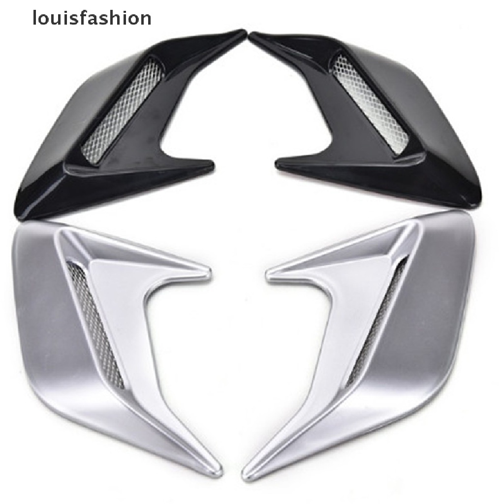 LFTH 2 ชิ้นรถ Auto ด้านข้าง Vent Air Flow สติกเกอร์รถด้านข้าง Vents ตกแต่ง