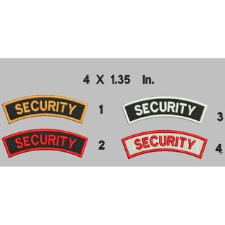 อาร์ม SECURITY อาร์มโค้ง (รับผลิตเป็นจำนวนมาก)