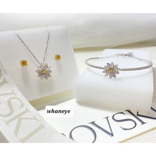 (พร้อมส่ง)*New*Swarovski Eternal Flower Daisy Set