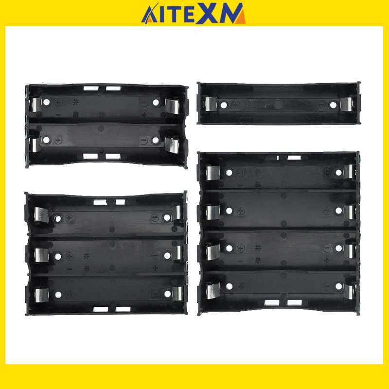 เคสพาวเวอร์แบงค์ Abs 18650 1X 2X 3X 4X 18650 กล่องเก็บแบตเตอรี่ 1 2 3 4 ช่อง พร้อมหมุดแข็ง – โปรปัง