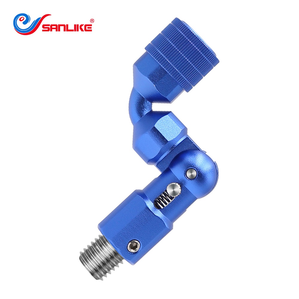 Sanlike อลูมิเนียมพับ Joint Quick Release Connector สําหรับตกปลา Landing สุทธิหรือเสา 1/2 นิ้วด้าย Imperial