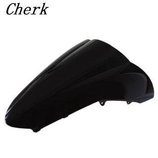 New Motorcycle Black Double Bubble Windscreen Windshield ABS For Honda VFR 800 2002-2009