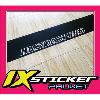 สติ๊กเกอร์คาดกระจกบังแดด Mazdaspeed ลายเส้น