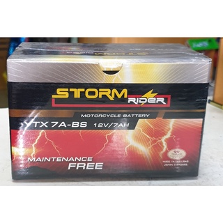 แบตเตอรรี่ STORM YTX-7A :PLATINUM, GPX, JRD