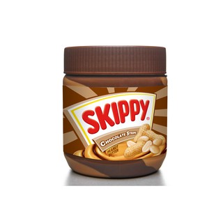 SKIPPY สกิปปี้ ช็อกโกแลตสไตร์ปพีนัท-350กรัม