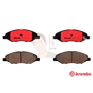 P56 088C ผ้าเบรก F (แท้ BREMBO รุ่น Ceramic) NISSAN คิ้วบ์ Cube Z11, Livina 1.6 ปี2014-&gt;