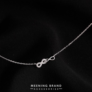 MeeningBrand❀สร้อยคอเงิน INFINITY DIAMOND [02-0060]