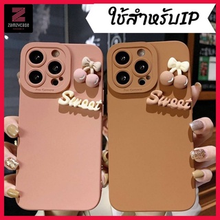 -พร้อมส่งในไทย-เคสซิลิโคนDIY เชอรี่ TPU นิ่ม ใช้สำหรับIPทุกรุ่น #601